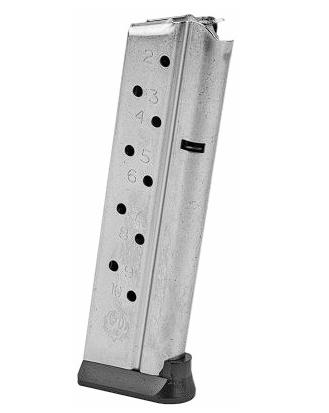 Ruger SR1911 Competition Magazine 9mm 10 Rounds Stainless